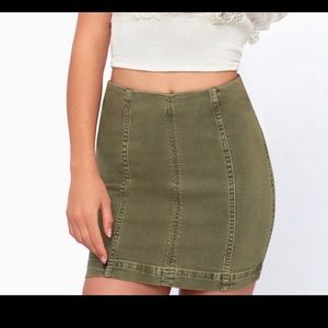 Free People Modern Femme Denim Mini- Size 2